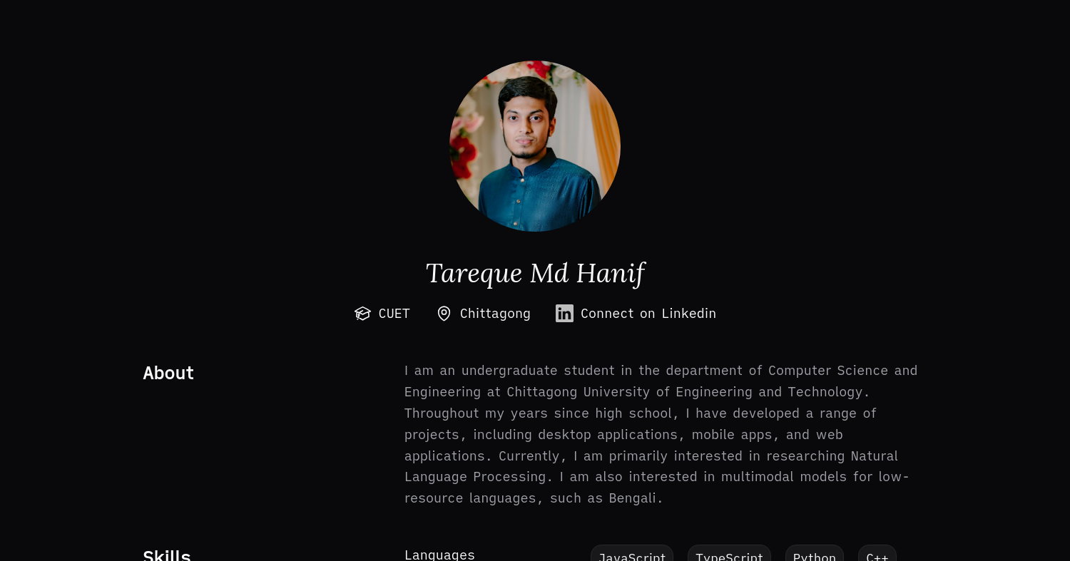 Tareque Md. Hanif